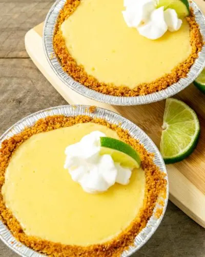 6 Ingredient Individual Key Lime Pies
