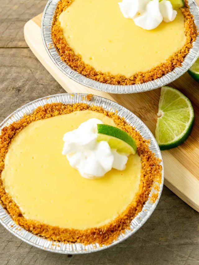 6 Ingredient Key Lime Pies