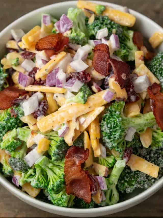 Broccoli Bacon Salad • Zona Cooks