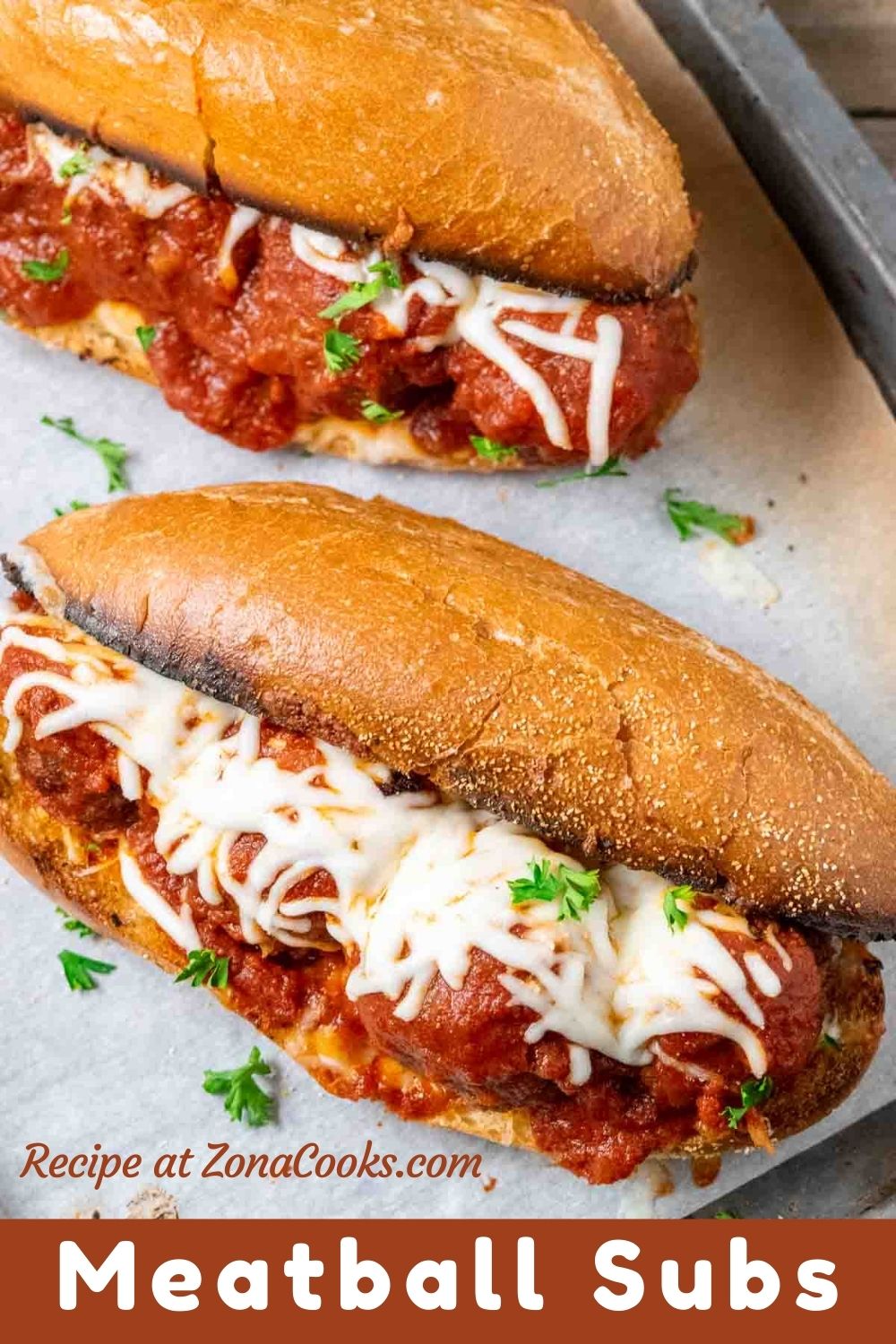 Homemade Meatball Subs (for Two) 35 min • Zona Cooks