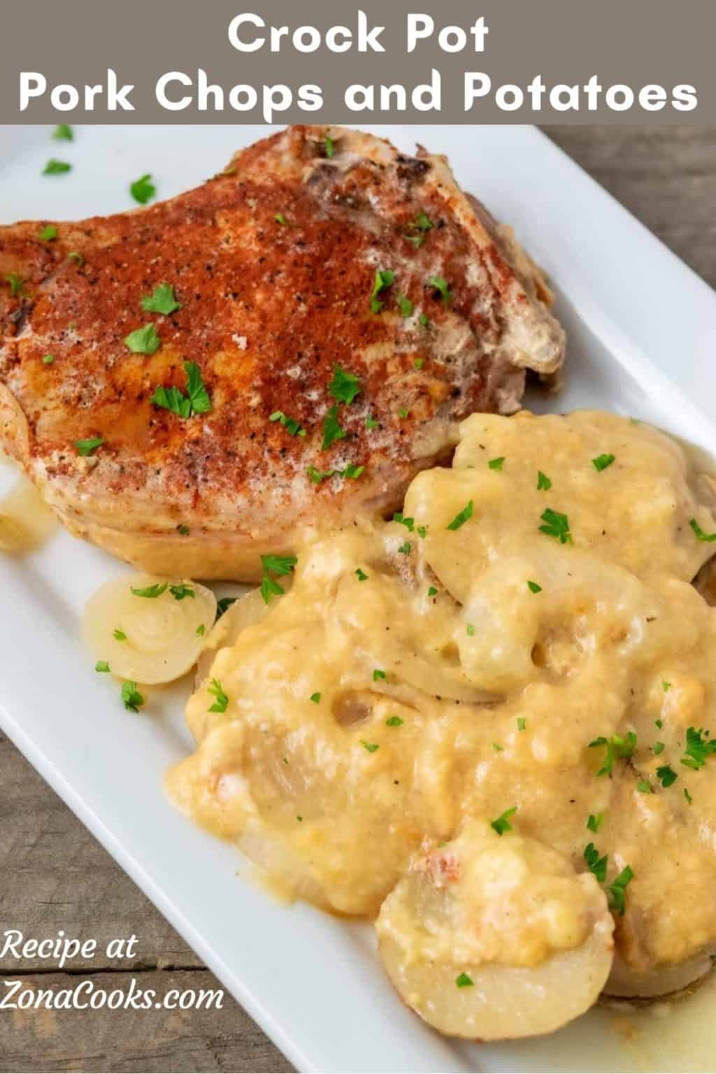 Pork Chops and Potatoes • Zona Cooks