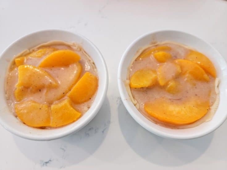 Mini Peach Pies (for Two) • Zona Cooks
