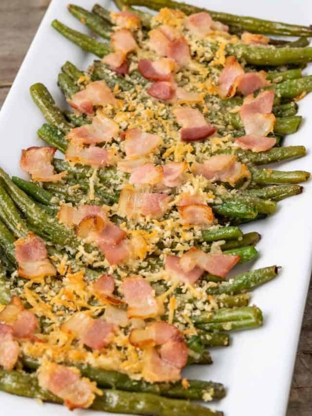 Bacon and Parmesan Green Beans