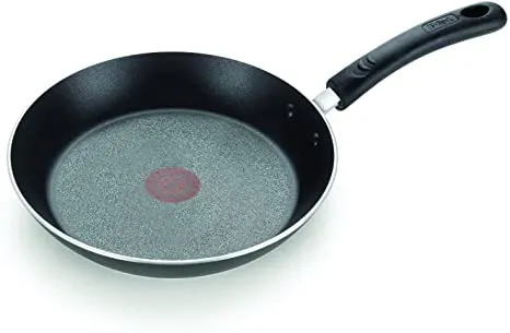 T-fal Nonstick Fry Pan, Nonstick Cookware, 12 Inch Pan, Thermo-Spot Heat Indicator, Black