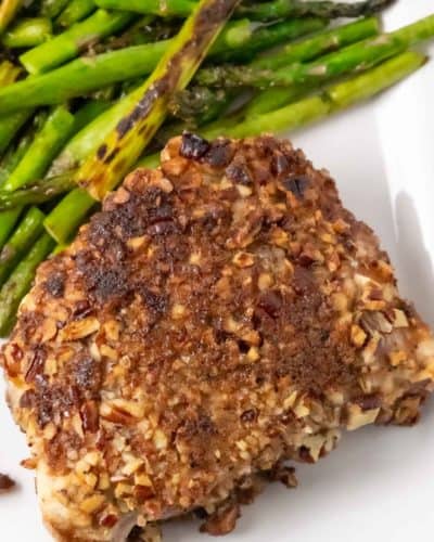 Pecan Crusted Pork Chops