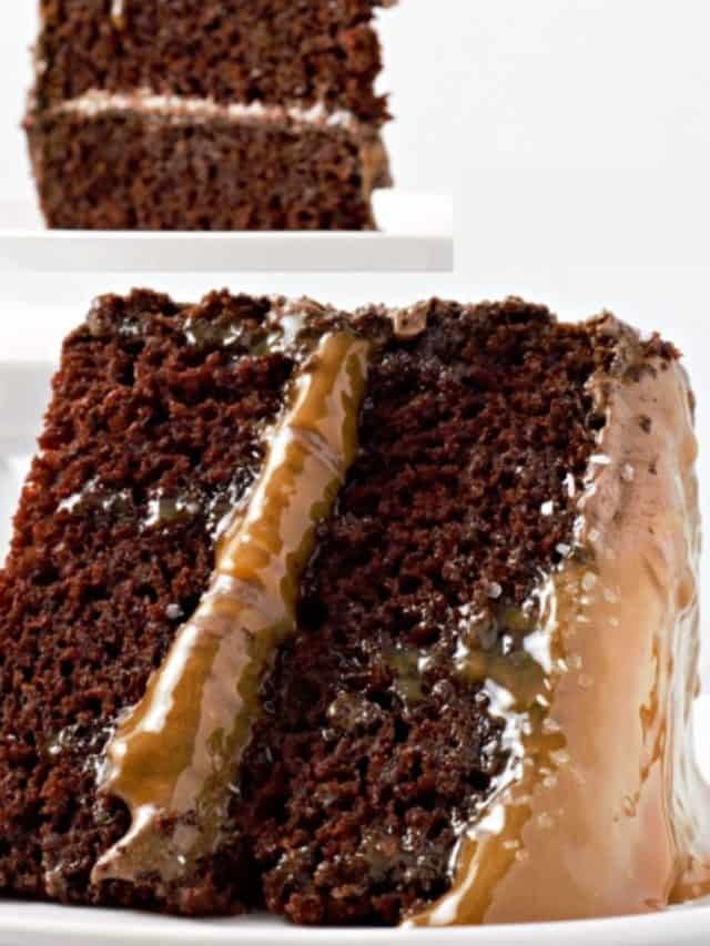 Chocolate Cake with Salted Caramel • Zona Cooks