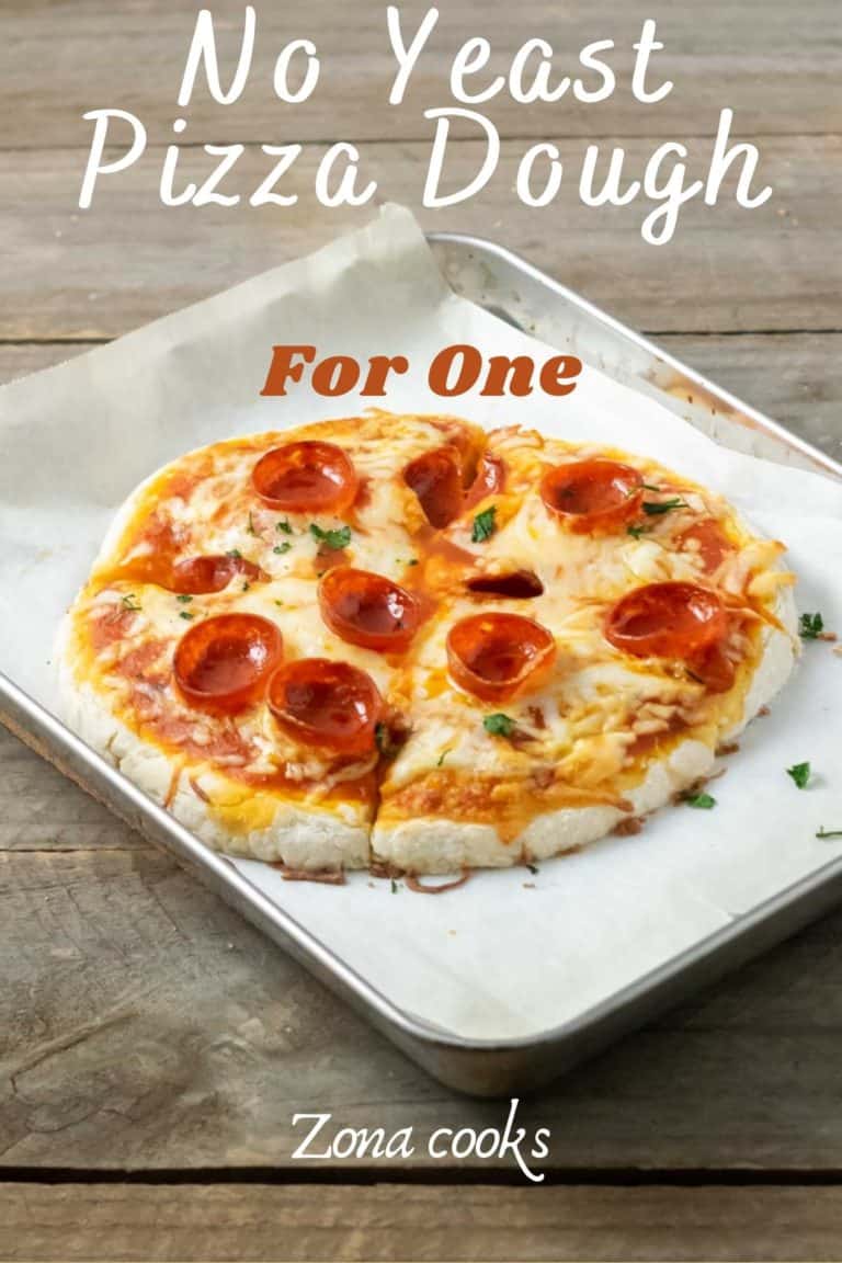 Easy No Yeast Pizza Dough (6 Ingredients and 15 minutes) • Zona Cooks