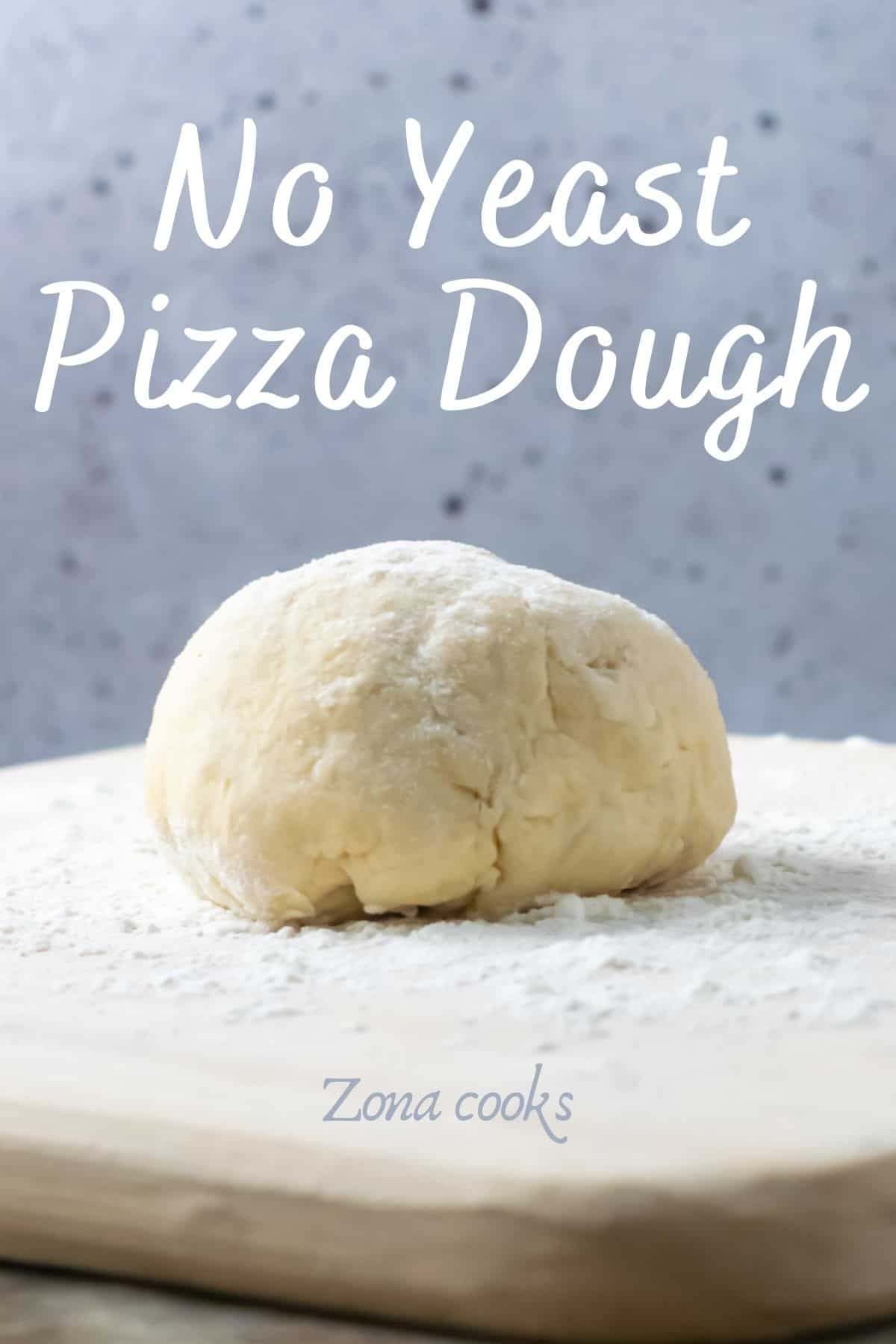 No Yeast Pizza Dough for One (15 minutes) • Zona Cooks