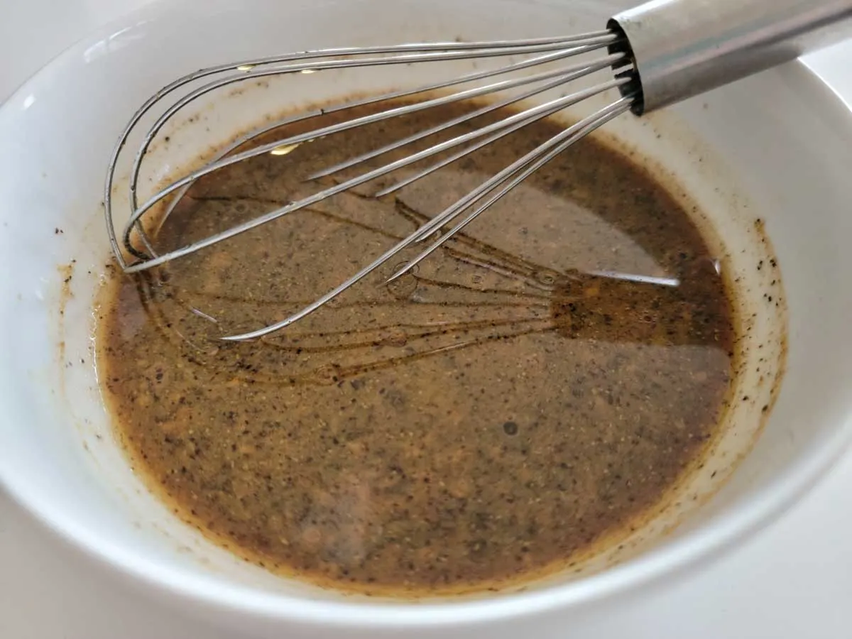 stir fry sauce mixed in a bowl.
