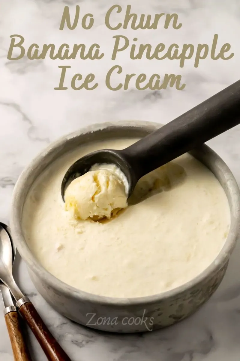 Banana Ice Cream Recipe Without Ice Cream Maker • A Sweet Pea Chef