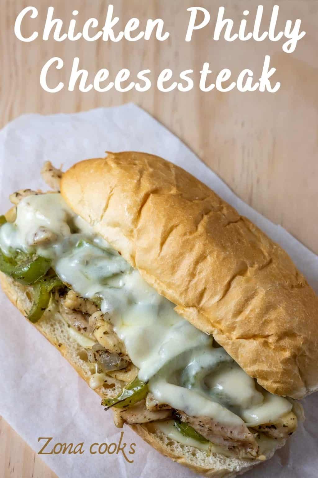 Chicken Philly Cheesesteak (30 min) • Zona Cooks