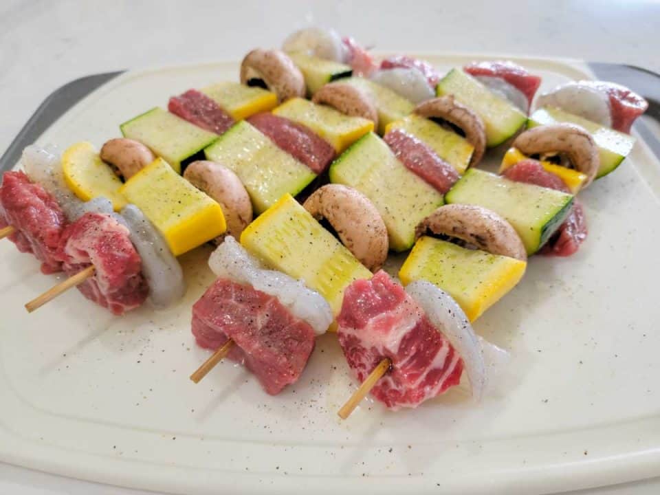 Shrimp And Steak Kabobs 30 Minutes • Zona Cooks 