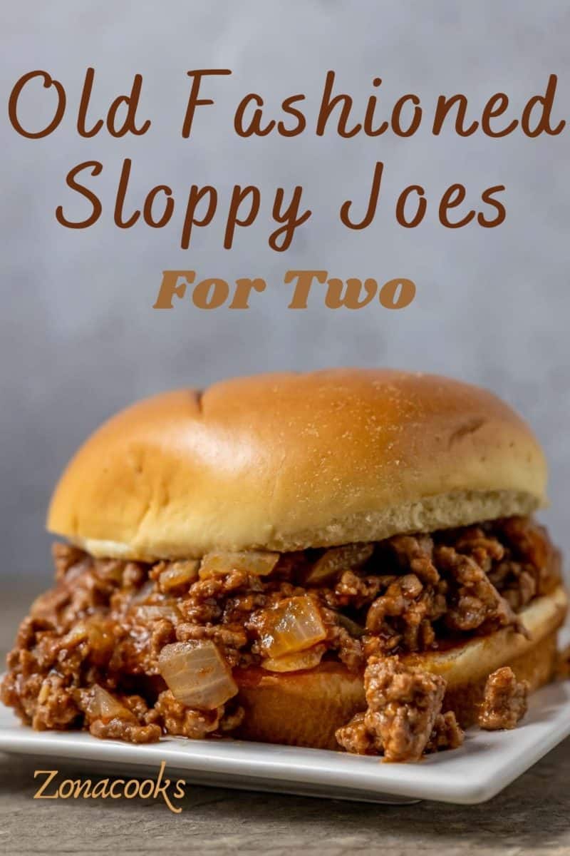 Old Fashioned Sloppy Joe on a plate.