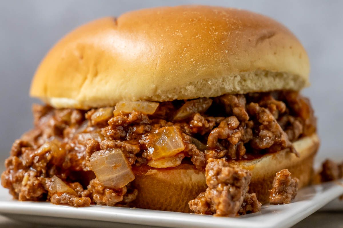 Sloppy Joes with Brown Sugar on a plate.