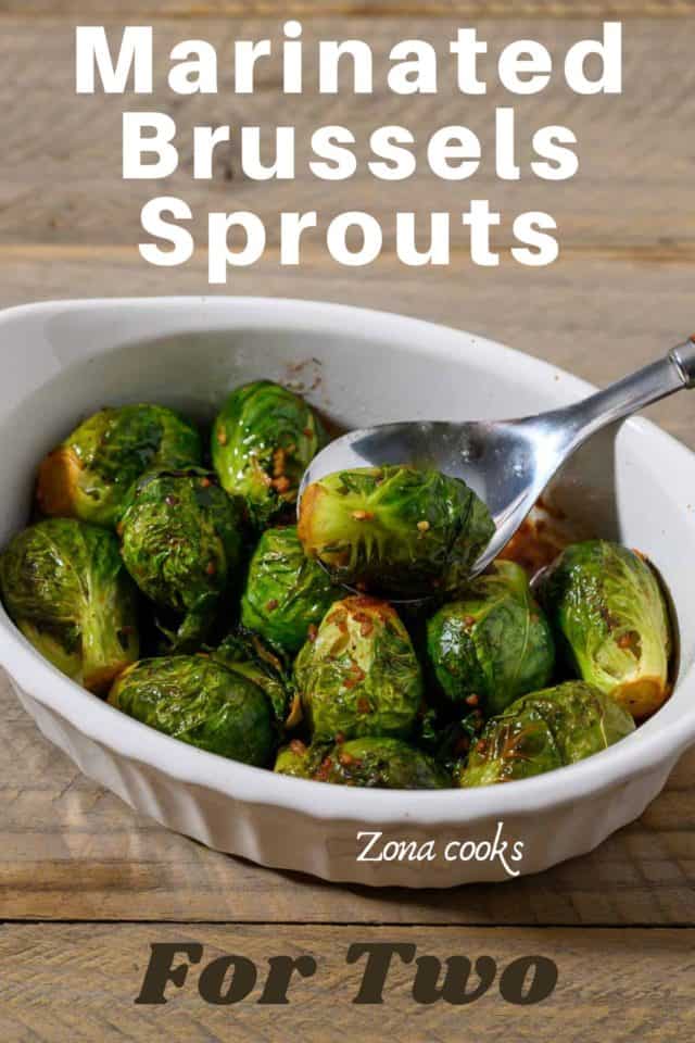 Marinated Brussels Sprouts • Zona Cooks