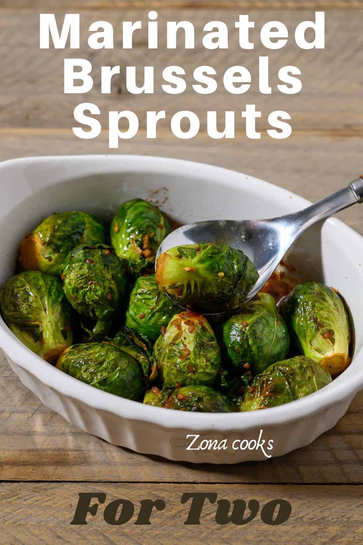 Marinated Brussels Sprouts • Zona Cooks