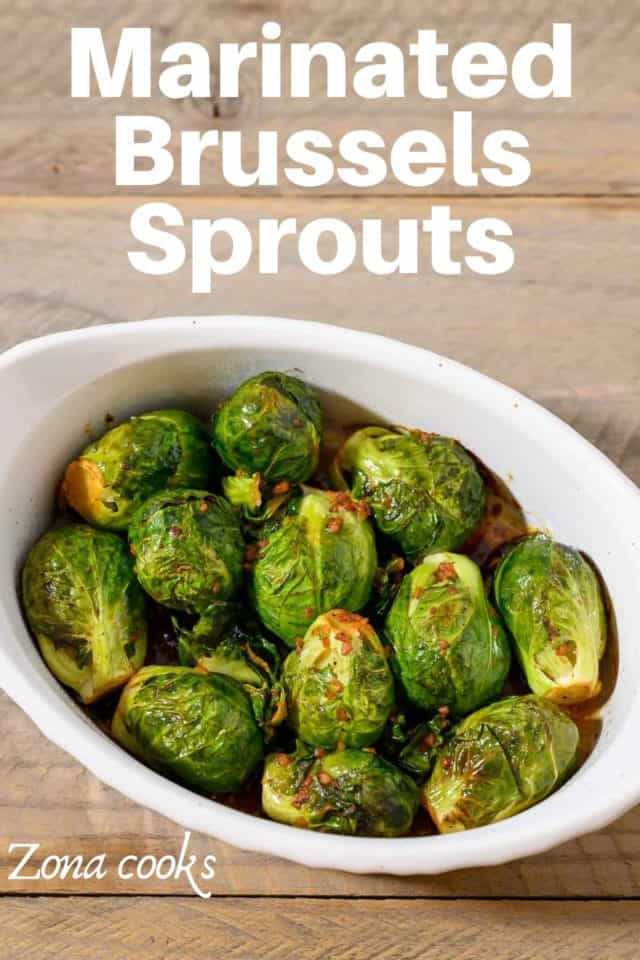 Marinated Brussels Sprouts • Zona Cooks