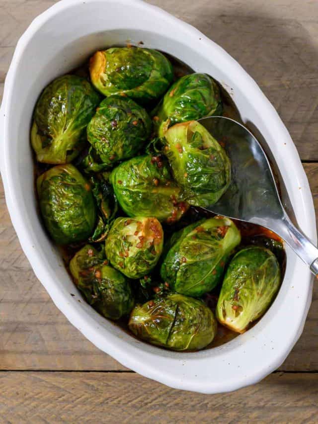 Marinated Brussels Sprouts • Zona Cooks
