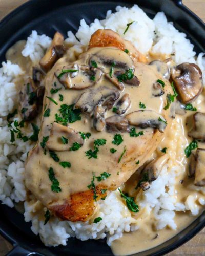Pan Fried Pork Chops with Gravy