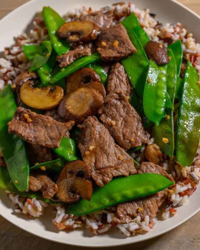 Beef and Snow Pea Stir Fry
