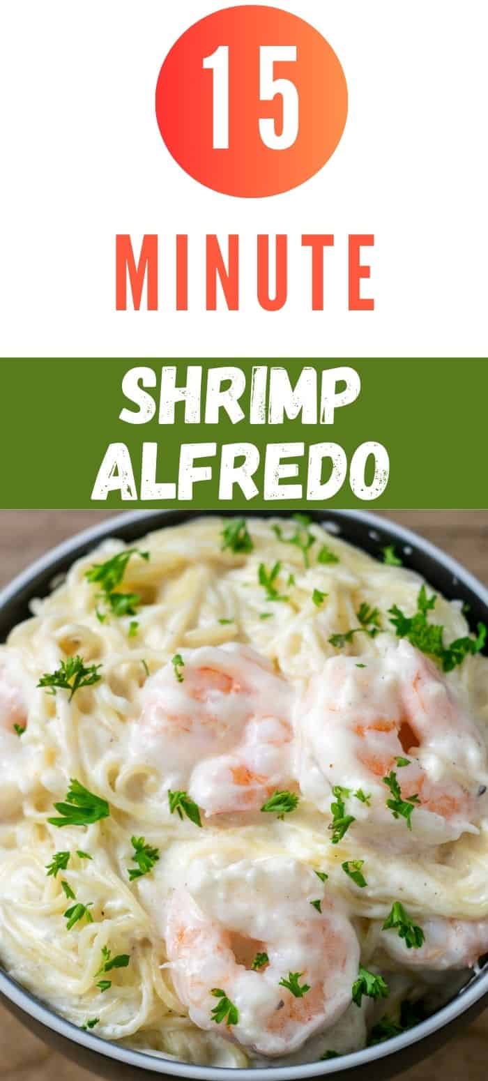 Easy Shrimp Alfredo Pasta Recipe 15 Min • Zona Cooks