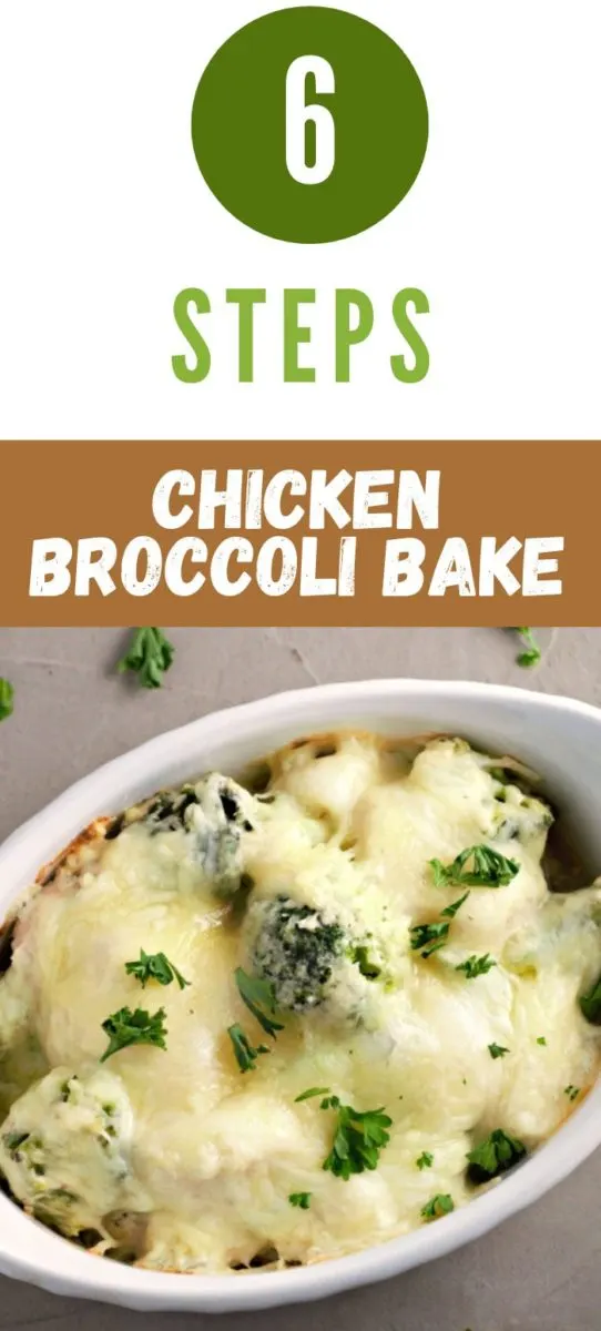 Chicken Broccoli Bake in a dish.