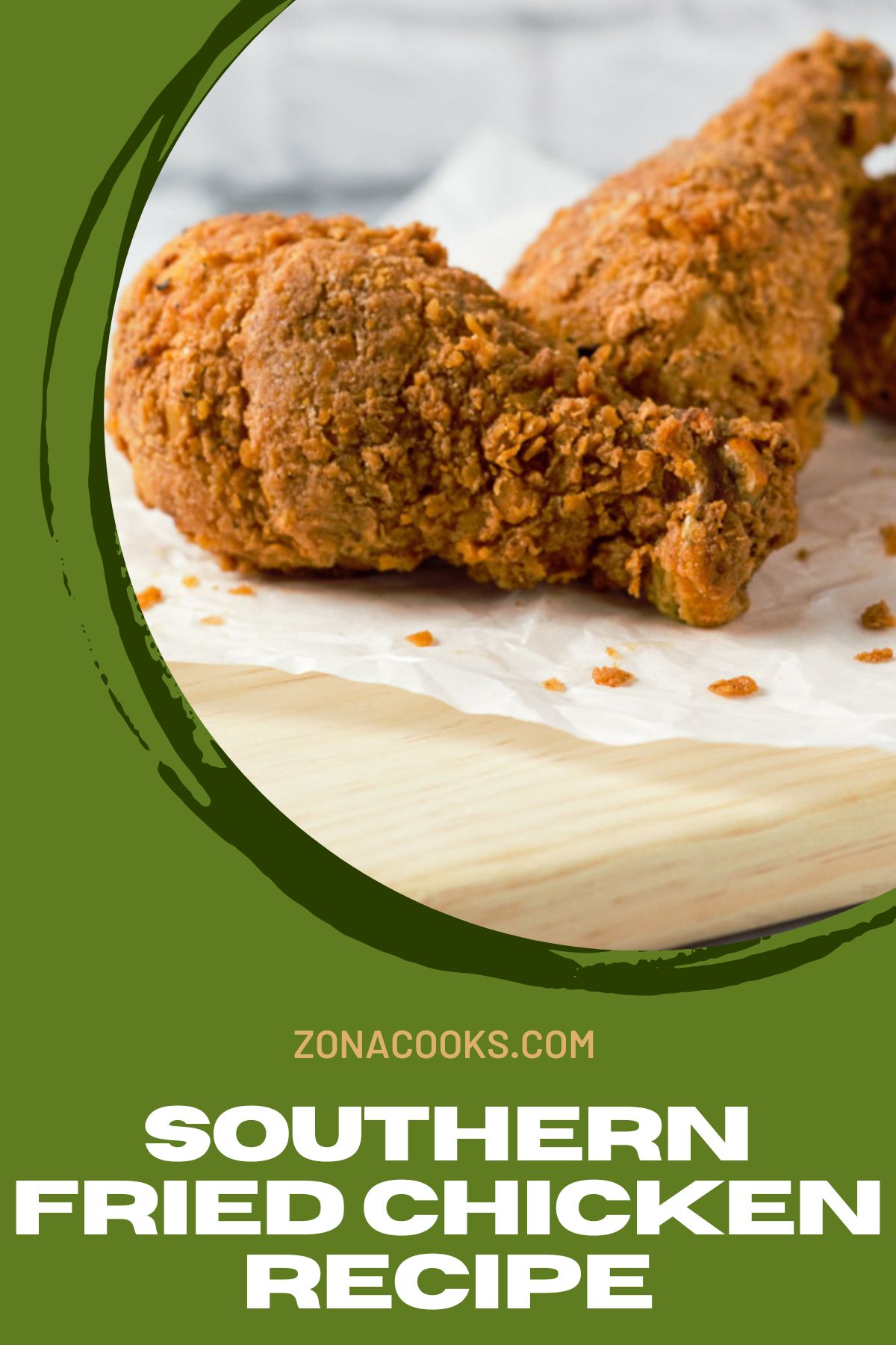 Fried Chicken without Buttermilk (35 minutes) • Zona Cooks