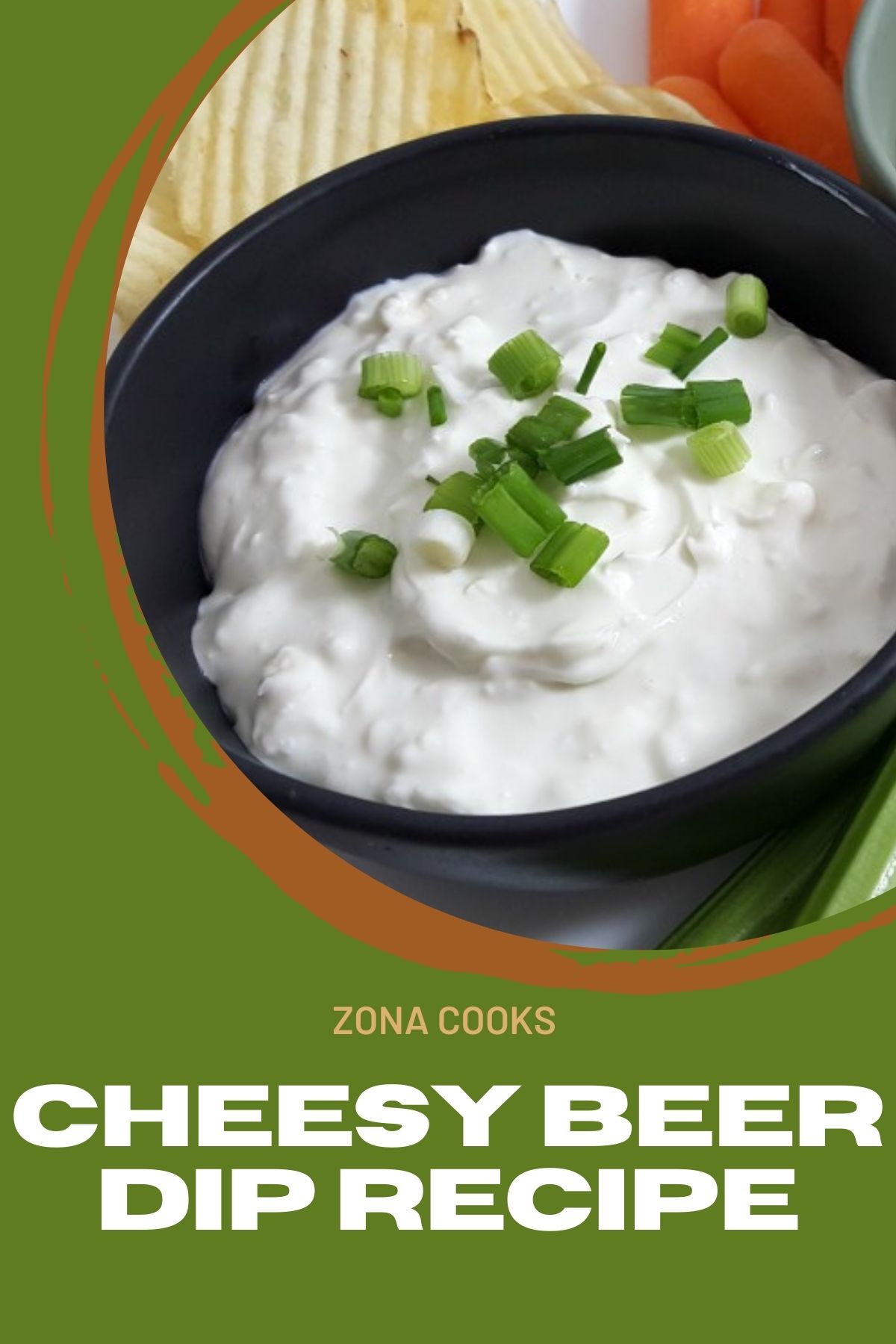 4 Ingredient Beer Cheese Dip (Just 5 minutes and 5 steps) • Zona Cooks