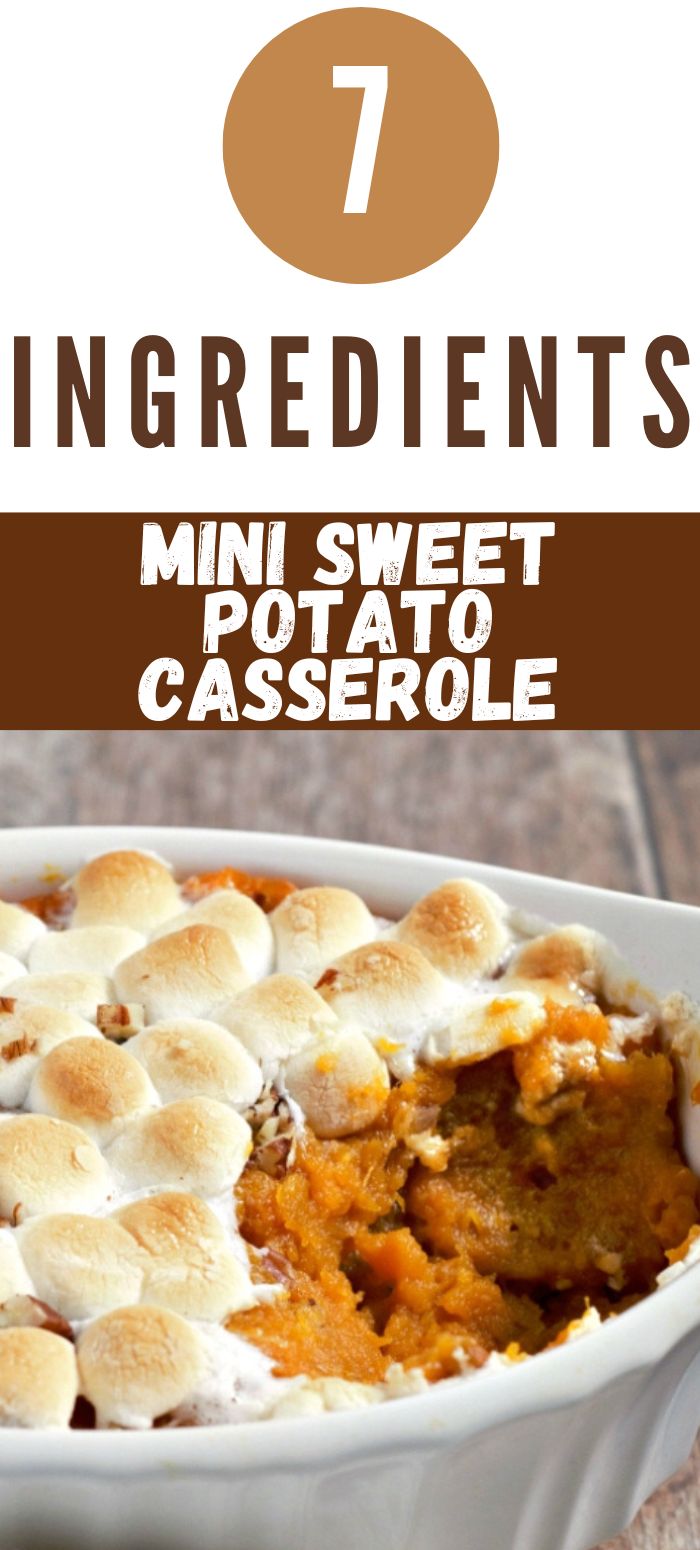 Mini Sweet Potato Casserole (Just 7 Ingredients and 35 minutes!) • Zona ...