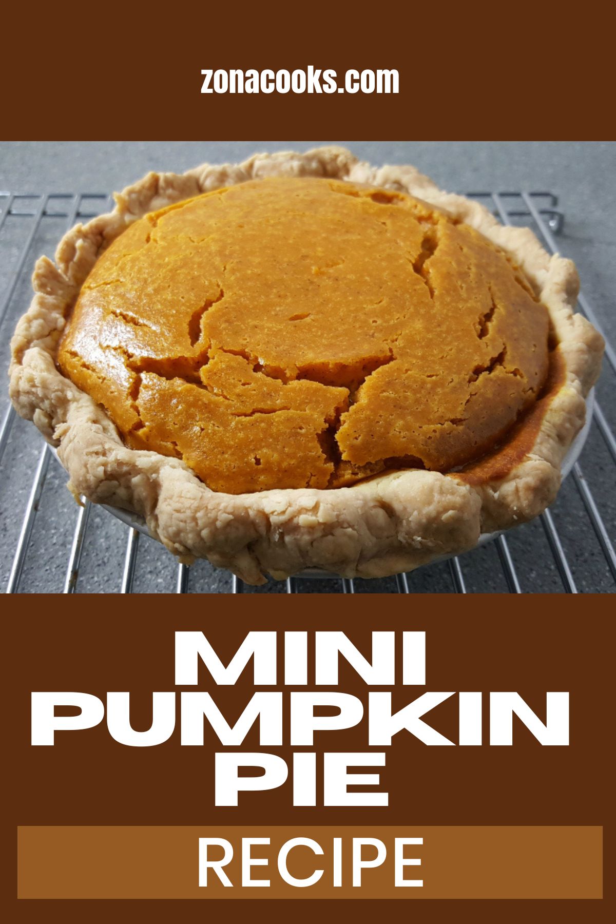 Small Pumpkin Pie for Two (6-inch - Just 20 minutes of prep!) • Zona Cooks