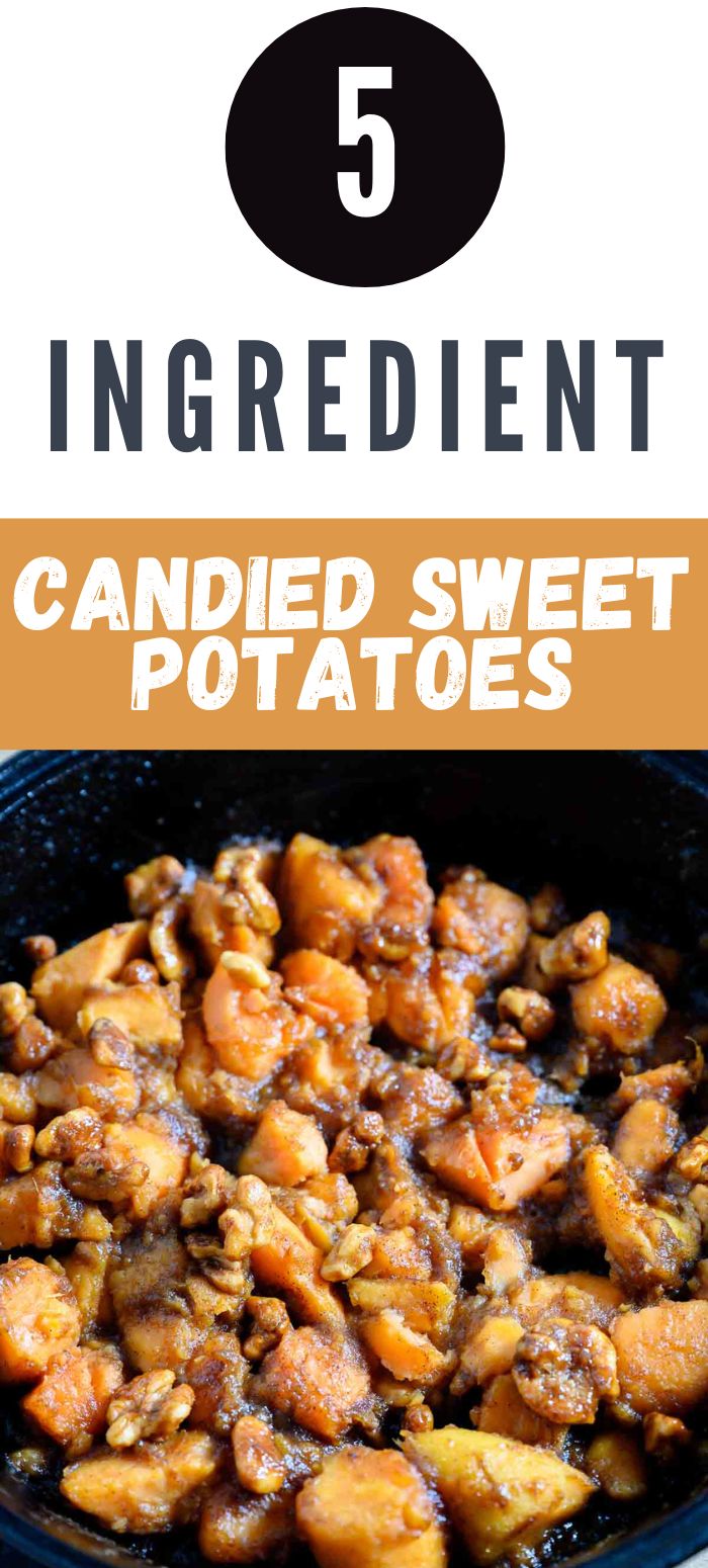 5 ingredient candied sweet potatoes