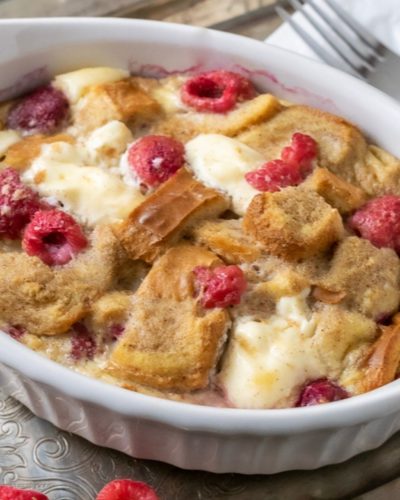 Raspberry French Toast Casserole
