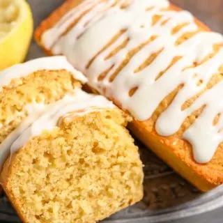 Mini Lemon Loaves on a tray.