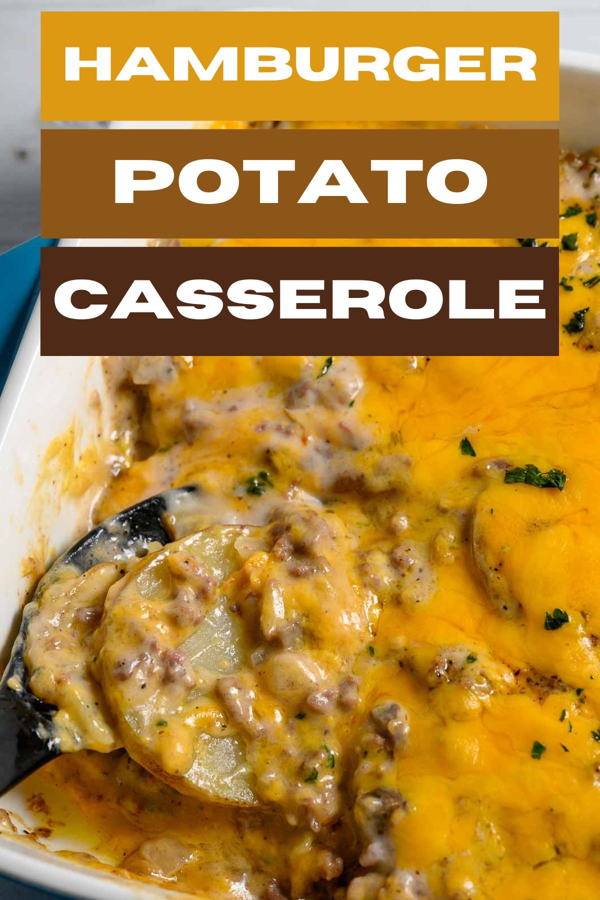 Cheesy Ground Beef and Potato Casserole (Just 6 ingredients!) • Zona Cooks