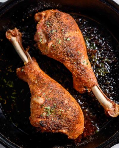 3 Ingredient Roasted Turkey Legs