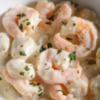 Shrimp Gnocchi Alfredo