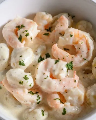 Shrimp Gnocchi Alfredo
