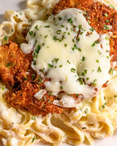 Chicken Parmesan Alfredo