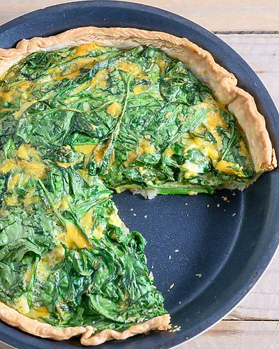 5 Ingredient Quiche with Spinach