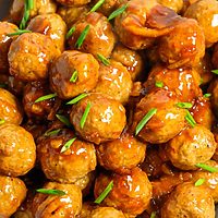 6 Ingredient Orange Chicken Meatballs