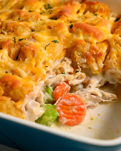 6 Ingredient Tater Tot Casserole