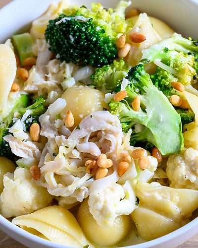 Chicken Broccoli Cauliflower Pasta