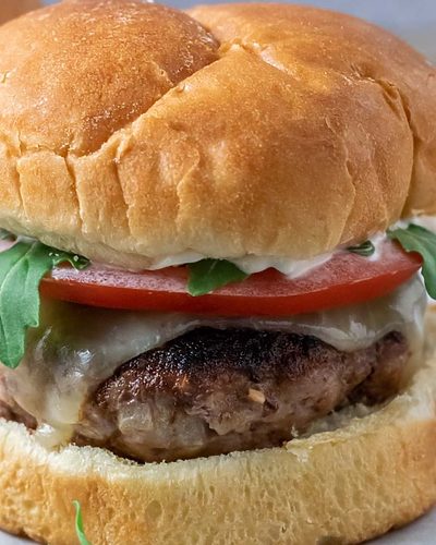 Fried Turkey Burgers