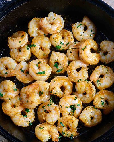 Honey Butter Old Bay Shrimp