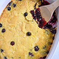 Lemon Cake with Blueberry Filling