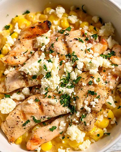 Mexican Street Corn Chicken Bowl