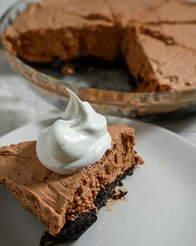 No Bake Chocolate Mousse Cheesecake