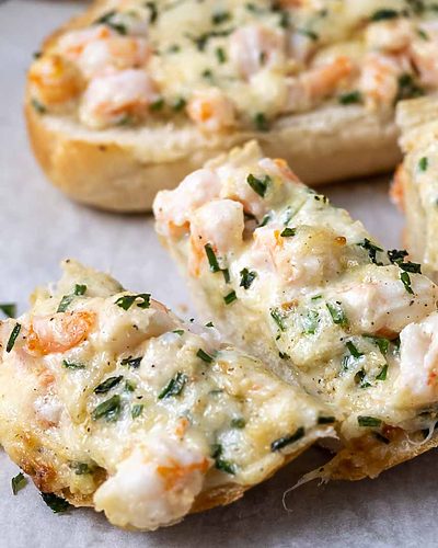 Shrimp Garlic Bread