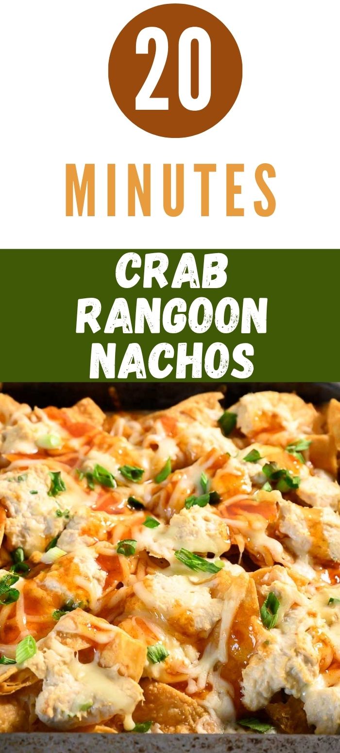 Crab Rangoon Nachos on a baking sheet.