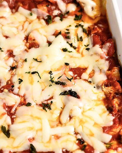 Chicken Spinach Lasagna